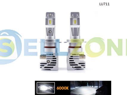 Συμπαγείς λαμπτήρες LED H7 – 6000K, χωρίς ανεμιστήρα, 35W – LU711